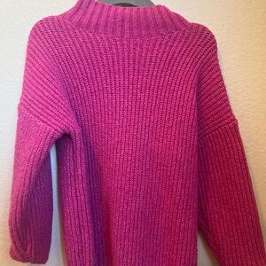 Old Navy Fuchsia Knit Sweater
